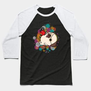 Animal Pirates: Dog and Parrot Baseball T-Shirt